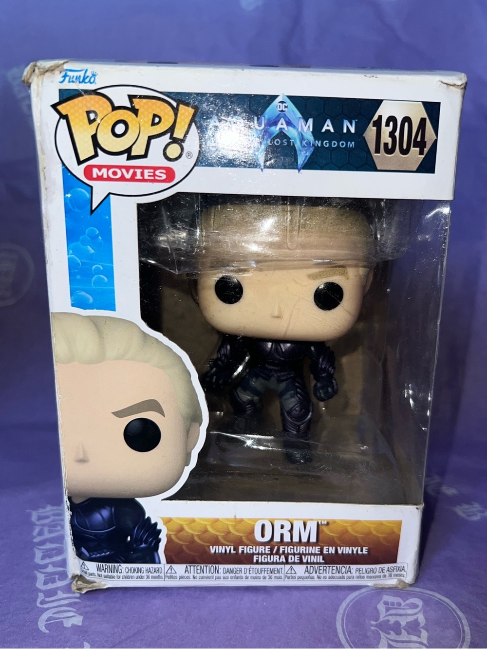 Funko POP! Orm Vinyl Figure (Aquaman) - Navy & Beige